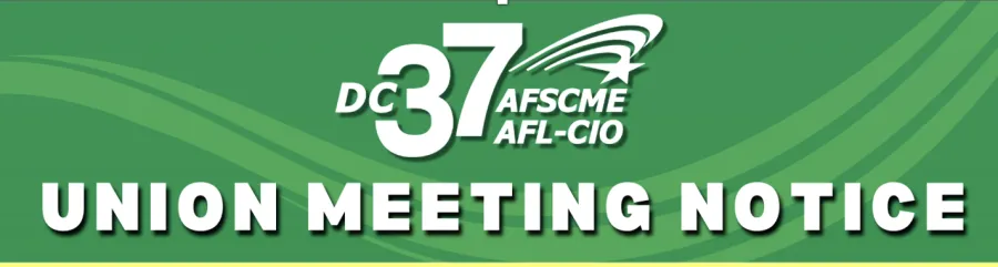 Union meeting notice