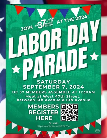 Labor day parade flyer